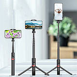 Монопод для селфі Seajic AB403 (Чорний), фото 6