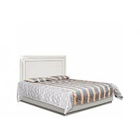 Ліжко двоспальне Екстаза з підйомним механізмом без матраца ДСП Білий лак 1800х2000 мм (Світ Меблів TM)