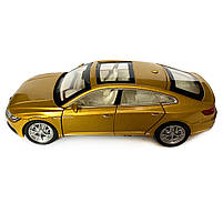 Іграшкова машинка металева Volkswagen Passat CC, Фольксваген пасат, бронза, Автоексперт, 1:32, звук,світло,інерція,рухомі, фото 3