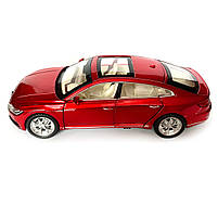 Іграшкова машинка металева Volkswagen Passat CC, Фольксваген пасат, червона, Автоексперт, 1:32, звук,світло,інерція,рухомі, фото 3