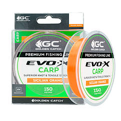 Волосінь 150м 0.286мм GC Evo-X Carp Sicilian Orange