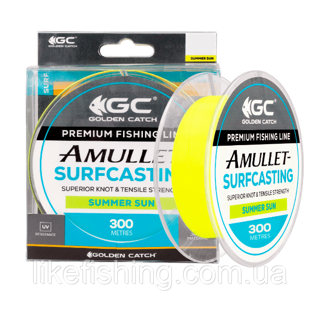 Волосінь 300м 0.286мм GC Amullet Summer Sun