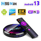 Смарт приставка H96 MAX-RK3528 2/16 ГБ Android 13, WIFI 6 TV BOX, фото 5