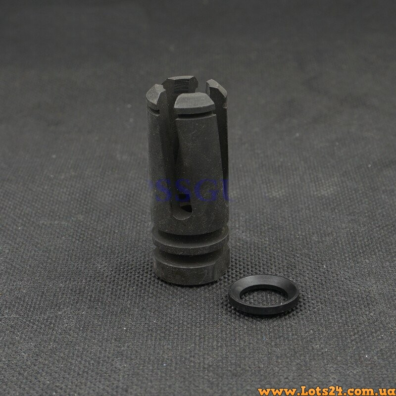 ДТК під калібр 7.62 5.45 5.56 .223 .308 дульне гальмо компенсатор полум'ягасник для АК і AR15, фото 1