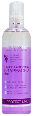 Ламінуючий 3-фазний спрей для захисту волосся з виноградом та чіа SPA MASTER 350 мл. (SM 206)