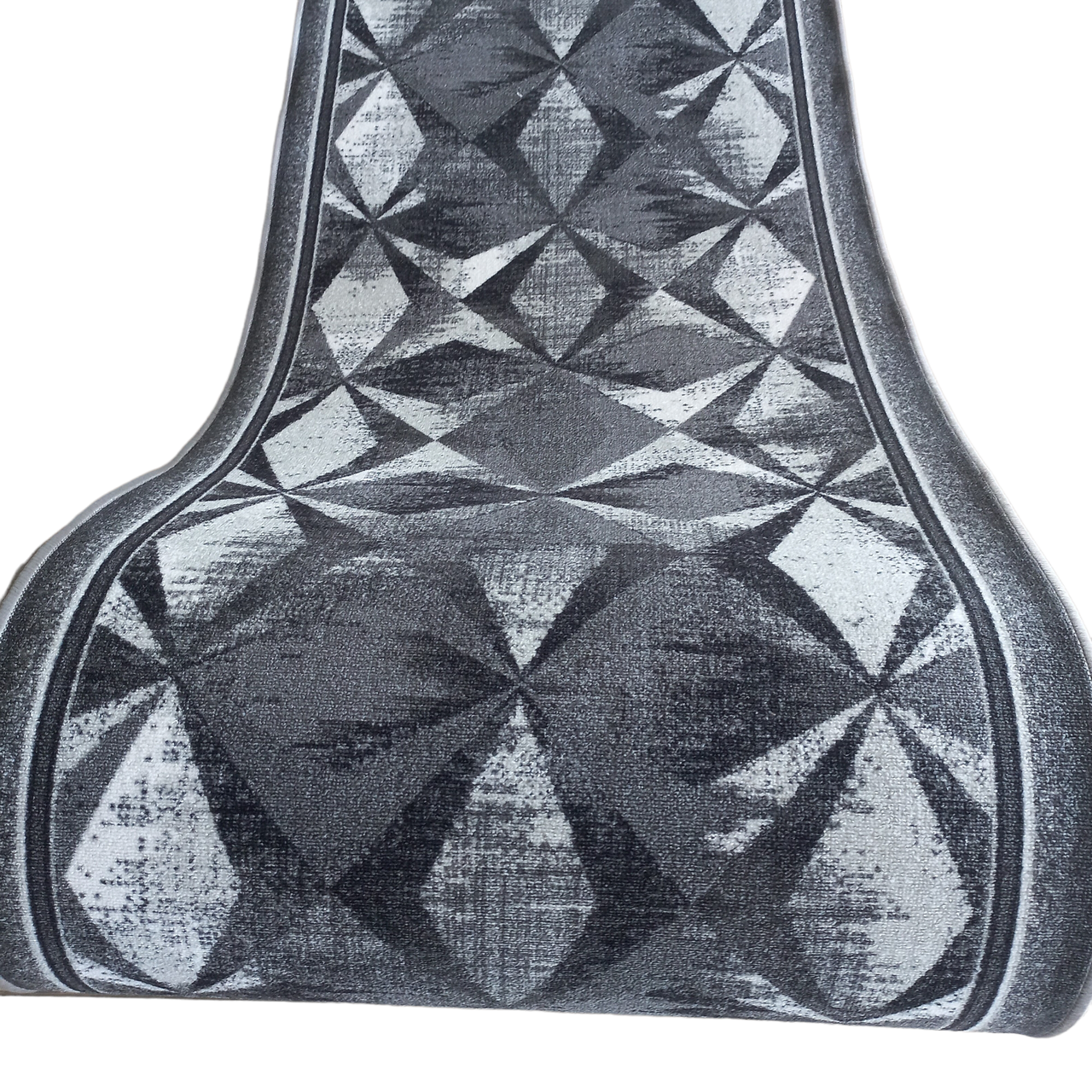 Килимова доріжка Dinarsu Candy Grey сіра шириною 67 см (ціна за пог.м), фото 1
