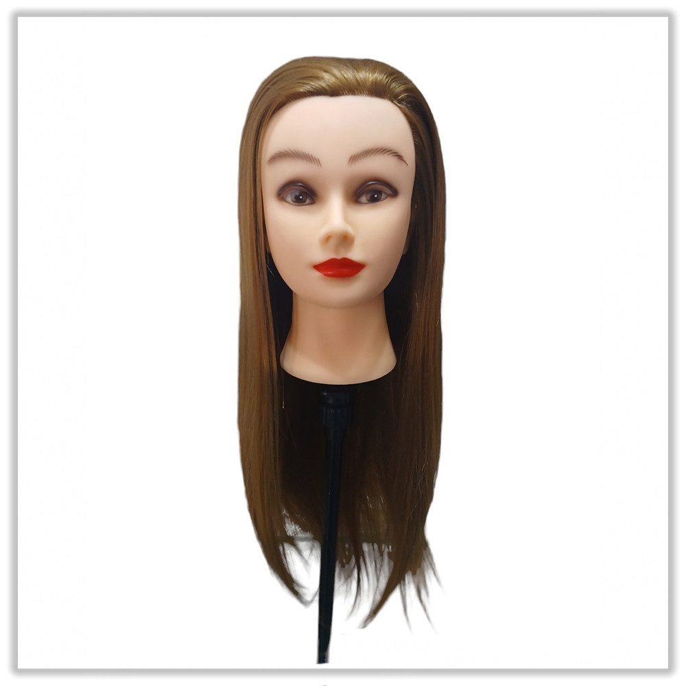 Голова-манекен зі штучним волоссям (довжина 60 см)