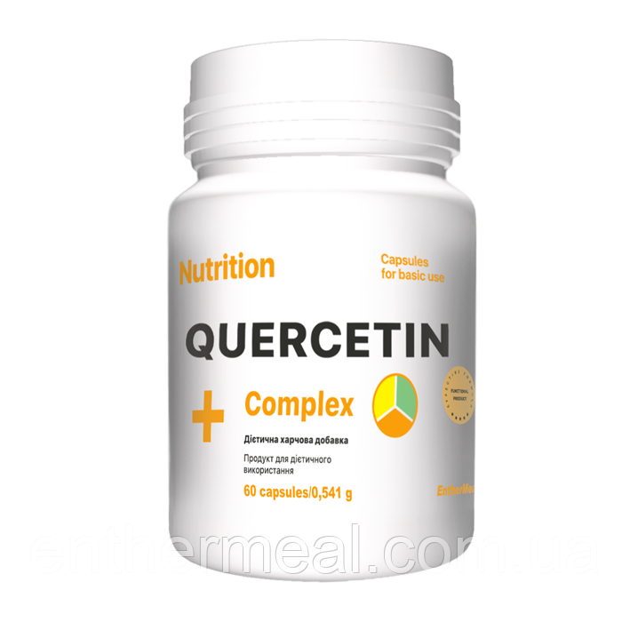 Вітамінний комплекс с кверцетином EntherMeal Quercetin + Complex+ 60 капсул