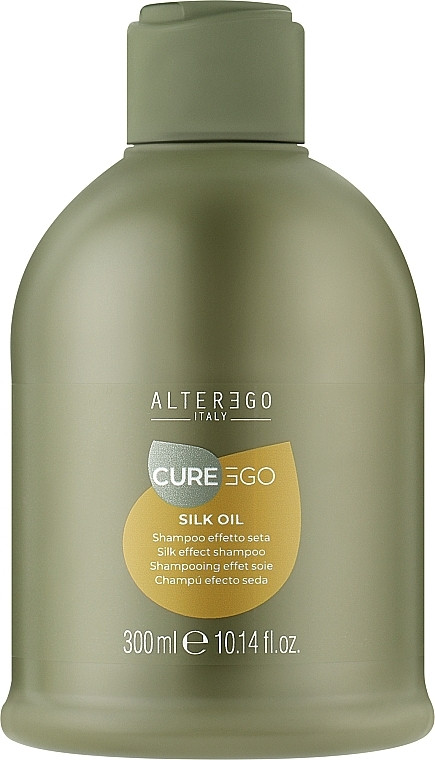 Шампунь для блиску волосся Alter Ego Cureego Silk Oil 300 мл (Оригінал), фото 1