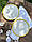 Тарілка кругла з бортиком 22 см, «Капучино yellow», фото 3