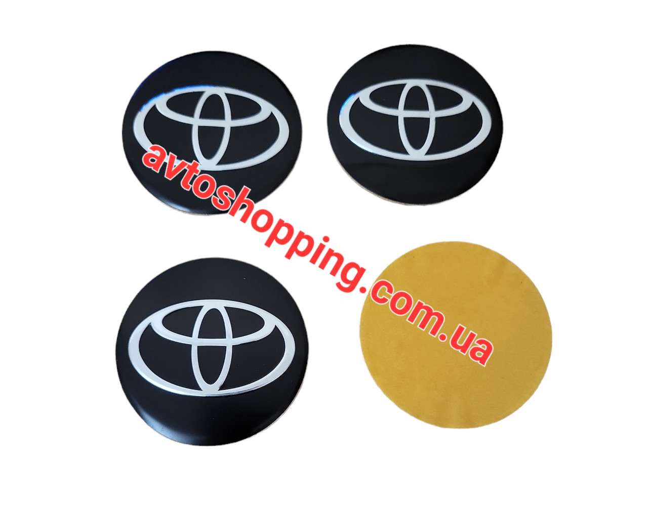 Наклейки на ковпачки, заглушки, наклейки на диски 56 мм Toyota Тойота