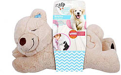 PetPrime Puppy М'яка іграшка-кролик із теплою сумкою, м'яка іграшка для зняття занепокоєння для цуценяти собаки