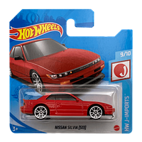 Машинка Базова Hot Wheels Nissan Silvia (s13) GTB07 J-Imports Red 1шт Новий