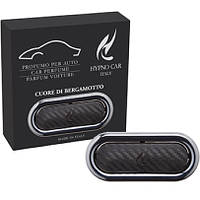 Автомобільний ароматизатор "Hypno Casa" Prima кліпса карбон "CUORE DI BERGAMOTTO"