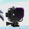 Захисний корпус, аквабокс для екшн камери GoPro Hero 11 mini, водонепроникний кейс для камери, фото 2