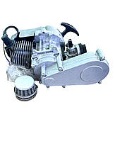 Двигатель POCKET BIKE, ATV 2T 50cc (редуктор , карбюратор , нулевик)