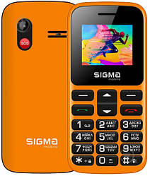 Телефон Sigma Comfort 50 CF113 HIT Orange, Гарантія 12 місяців від виробника