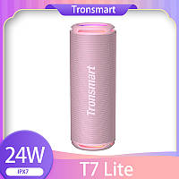 Колонка Tronsmart T7 Lite 24W IPX7 24H Pink рожева