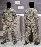 Тактический статутный костюм в цвете пиксель, гост, военная форма зсу пиксель, демисезонный Eagle пиксель NEST