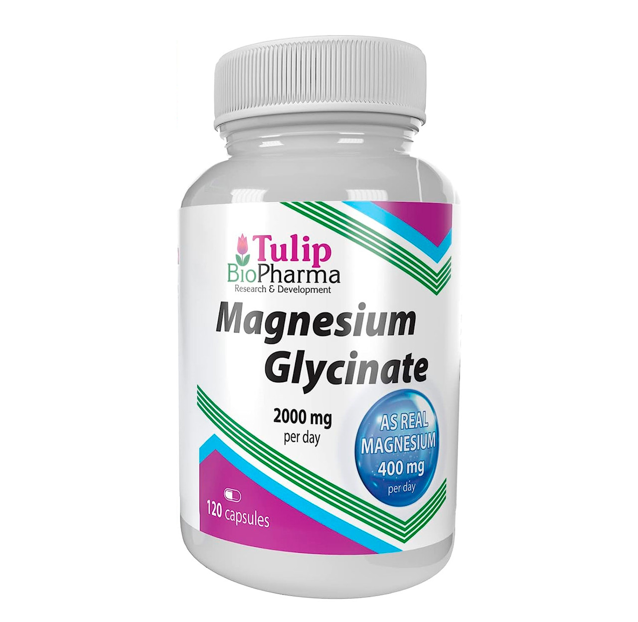Магнію гліцинат 2000 мг Tulip BioPharma - 120 капсул