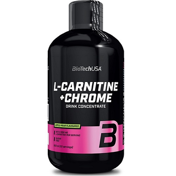 ЖироспалювачіBiotechUSA L-Carnitine 35.000 mg + Chrome, (500 мл)