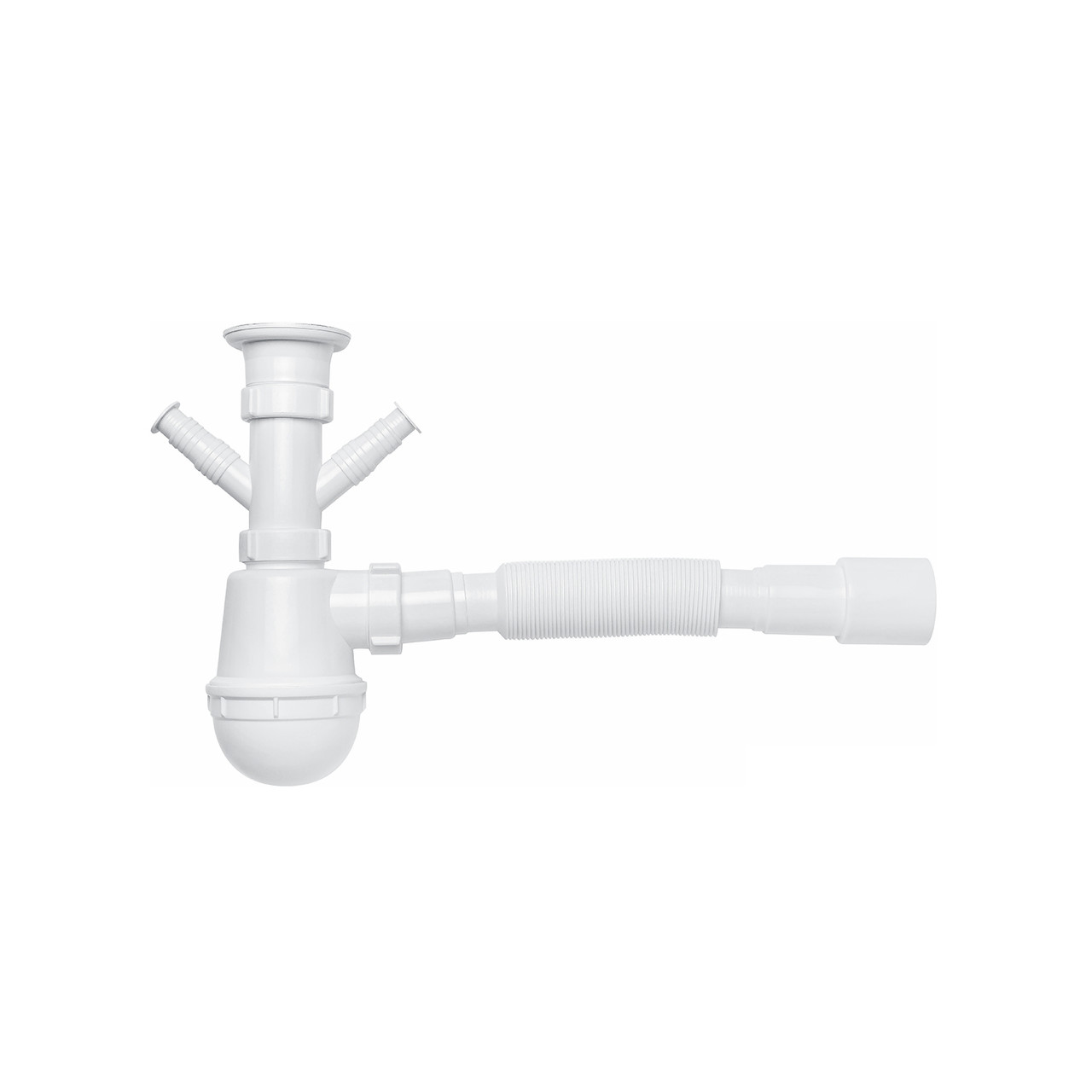 Купить Сифон для кухонной раковины KronoPlast 1 1/2''х40 мм с резьбовым ...