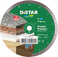 Круг алмазный 180x1.6x25.4мм 1A1R Granite Premium DISTAR