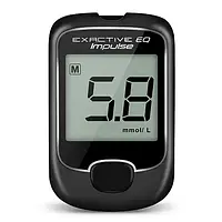 Без батарейки Глюкометр для измерения сахара в крови Exactive EQ с 50 тест полосками