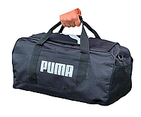Спортивная большая сумка Рumа 45 л. Сумка для тренировок в дорогу. Черная спортивная сумка Рumа.( код: S176B)