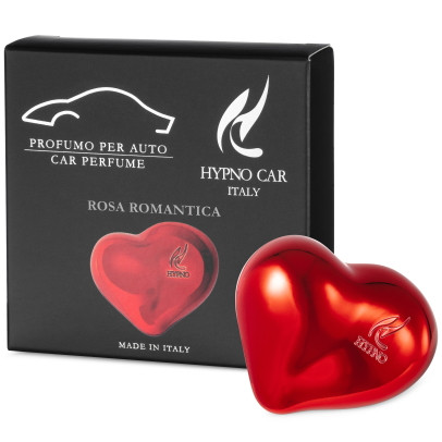 Автомобільний ароматизатор "Hypno Casa" Prima кліпса серце "ROSA ROMANTICA"