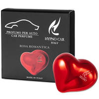 Автомобільний ароматизатор "Hypno Casa" Prima кліпса серце "ROSA ROMANTICA"