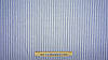 Ніжна тканина льон (імітація льону) колір джинсовий та білий у смужку, фото 4