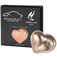 Автомобільний ароматизатор "Hypno Casa" Prima кліпса серце "POESIA DI FIORI"
