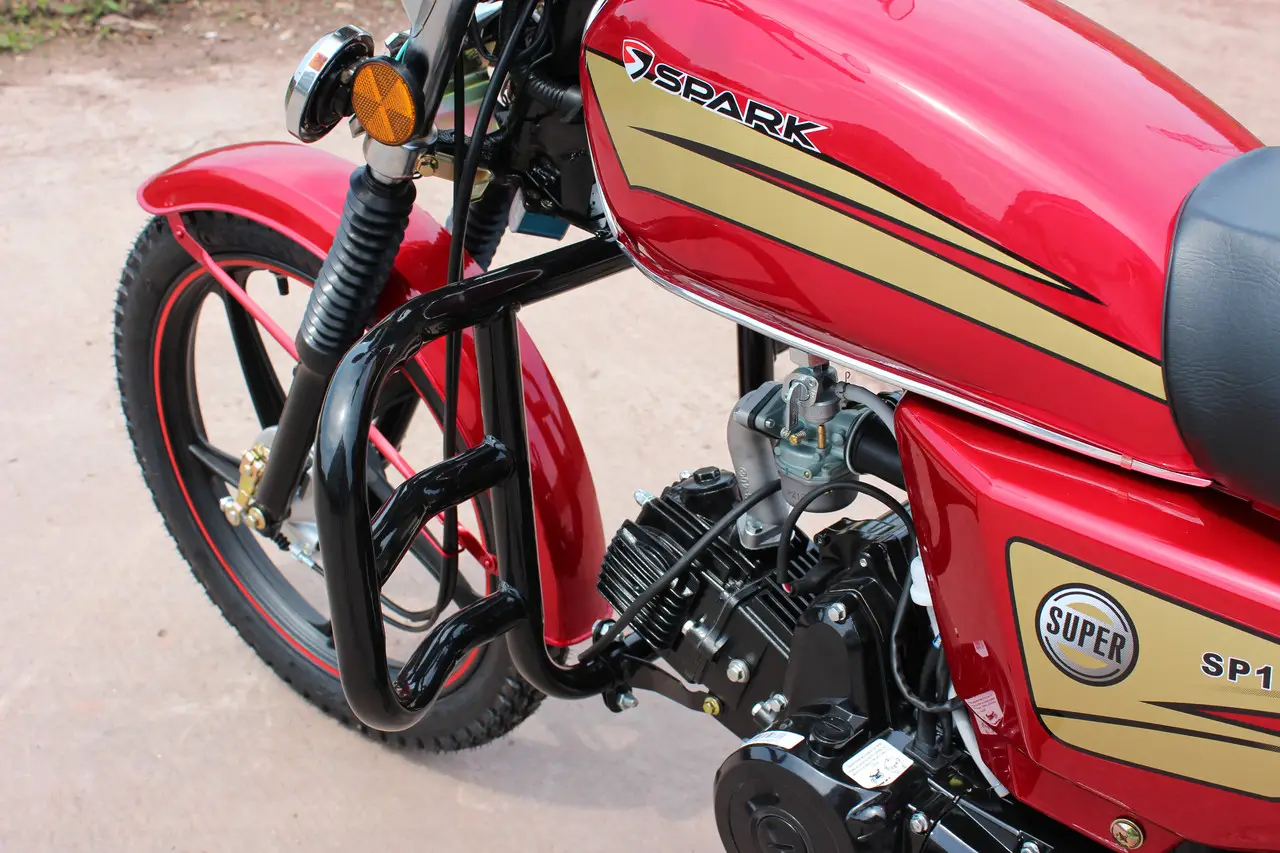 Мотоцикл SP125C-2CFO легкий дорожный бензиновый четырехтактный двухместный, Городской мотоцикл для подростка - фото 8 - id-p1920910580