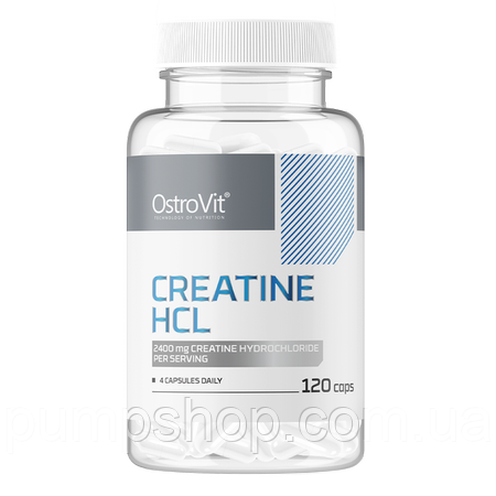Креатин гідрохлорид OstroVit Creatine HCL 2400 мг 120 капс.