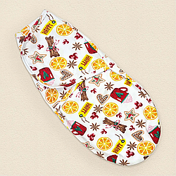 Дитяча пелюшка-кокон на липучці "Кориця"(інтерлок) 0-1 міс