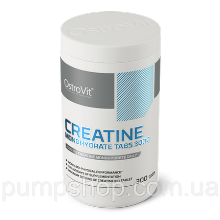 Креатин моногідрат Ostrovit Creatine Monohydrate Tabs 3000 300 таб., фото 2