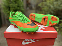 Бутсы Nike Hypervenom зеленые копочки Найк копы найк футбольная обувь найк футбольные бутсы обувь для футбола