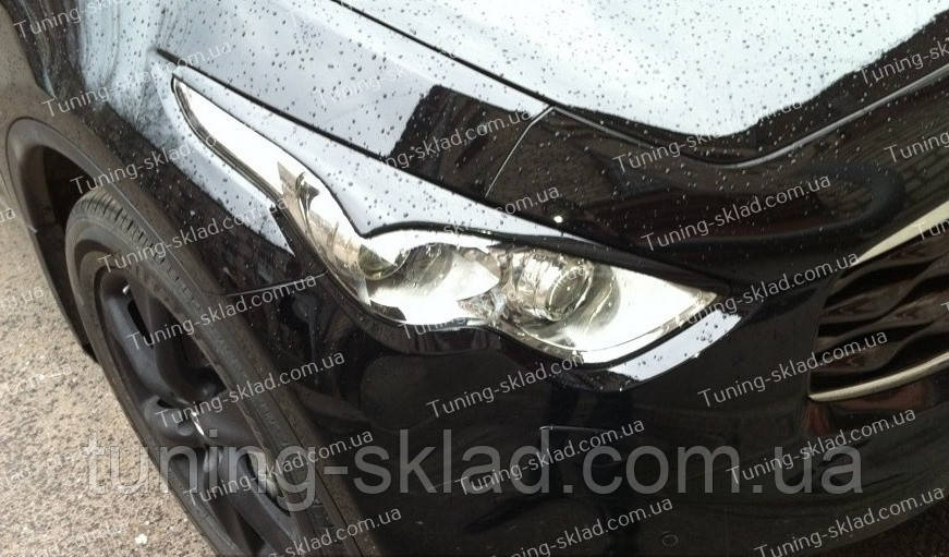 Вії інфініті Фх 35 (накладки на передні фари Infiniti Fx35), фото 1