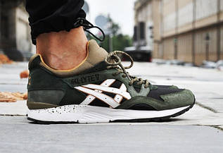 Кросівки чоловічі Asics Gel Lyte V "Schwarzweissolive" / ASC-847