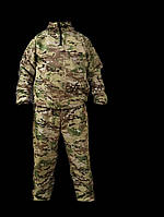 Костюм дождевик маскировочный мультикам Дождевик комплект мужской тактический для военных камуфляжный