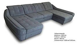 Диван кутовий Спейс (Техас) П2 Віко сірий