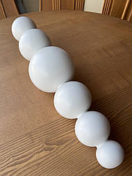 Меблеві ніжки і опори дерев'яні для столу кулі H.620 D.160 / Високі Кулі - 10.2