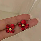 Сережки квіти ефектні кульчики квітки, фото 10
