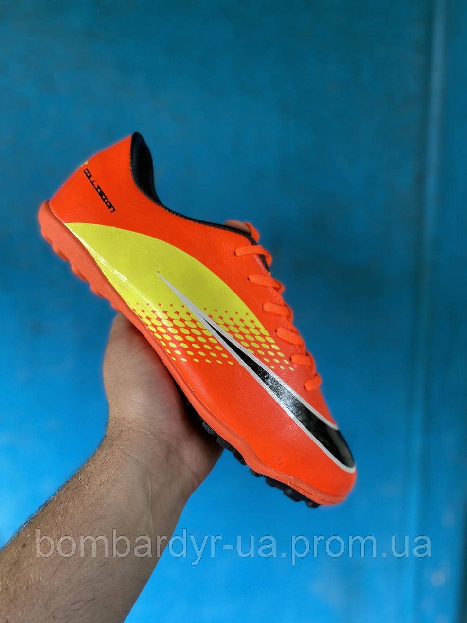 Купить Сороконожки Nike Mercurial многошиповки красные Найк футбольные ...