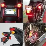 Стоп-сигнал гальмування повороти мотоцикла 2835 3014 SMD Універсальна стрічка для задніх ліхтарів, фото 7