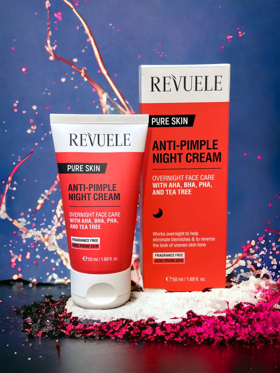 Revuele Крем нічний для обличчя проти прищів, 50 мл, фото 1