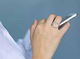 Кільце срібло 925 покриття колечко мінімалізм, фото 2
