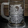 Бокал для пива з гравіюванням напису "Дякую тобі Боже, що я Українець", фото 2