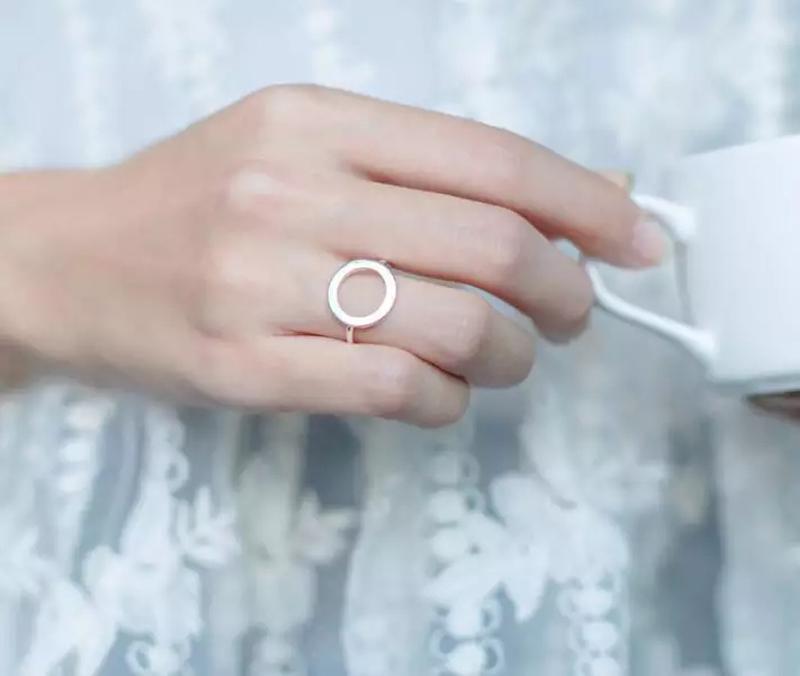 Кільце срібло 925 покриття колечко мінімалізм каблучка